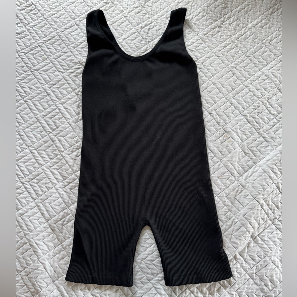 Seamless ribbed romper - Picture 4 of 5